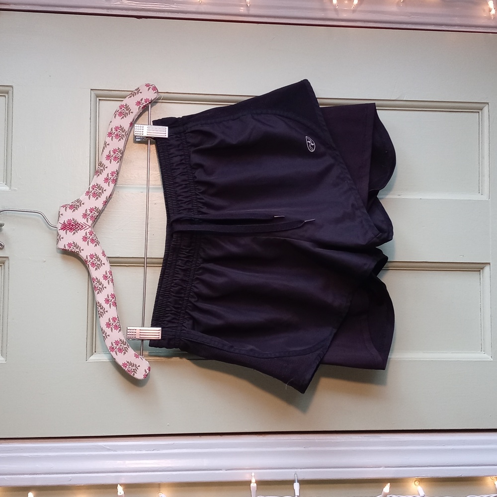 Women's N.Y.L. Sport biking running hiking volleyball 🏐 black layered shorts S